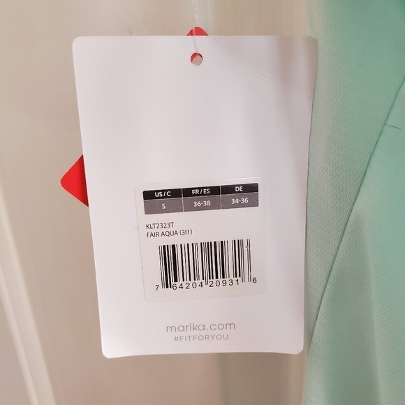 NWT Marika Tank in Fair Aqua size Small - Picture 4 of 7